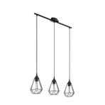 Eglo Tarbes 3X60W Avize Siyah