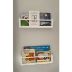 EGN WOODS 2x 40 cm montessorie çocuk odası kitaplık raf, baharat rafı, banyo organizer