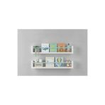 EGN WOODS 50x9 2'li Mdf Baby Room Organizer Çocuk Odası Montessori Eğitici Set Kitaplık Raf Banyo Rafı Shelf