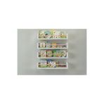 EGN WOODS 60x4'lü Beyaz Mdf Baby Room Organizer Çocuk Odası Montessori Eğitici Set Kitaplık Banyo Rafı Shelf
