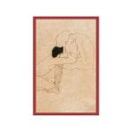 Egon Schiele Aşıklar – Sevgiliye Sanatsal Hediye Kartı & Kartpostal 10x15 cm