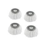 Egonex 4 Adet Mop Yedeği Paspas Yedeği Mikrofiber Mop Vilada Ucu