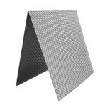 Egzoz borusu izolasyonu, kabartmalı alüminyum plaka, motor bölmesi, şasi, ısı iletim plakası, ısı levhası, alüminyum alaşım plaka (gümüş, 0,5 x 500 x 400 mm)