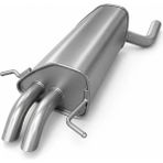 Egzoz Burada Mercedes C180 - C200 W203 Compressor Arka Egzoz Son Susturucu Arka Eksoz Kompresör Mersedes Ekzoz 1999 Üzeri 2034904921
