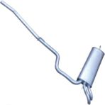 Egzoz Burada Mercedes E220,E300 ve E320 W210 2.2 Cdı Arka Borulu Egzoz Susturucu 1998-2003 Sw