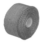 Egzoz Gazı -İş -Isülasyon Bandı Fiber Elyaf Fiber Araba Motosiklet Standı Için Alaşımlı Çelik Kravat 1800 ℉ Doğrudan Isı Otomobil Ve Motosiklet Egzoz Boruları Için Kazanç (BLACK)
