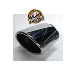 EGZOZCUM 60 Mm Tekli Krom Oval Yassı Kesik Sessiz Egzoz Ucu