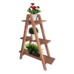Ehfm Ticaret Ahşap Merdiven Çiçeklik Saksılık Raf