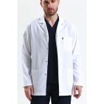 Ehil Beyaz Renk Doktor Hemşire Önlüğü - XL