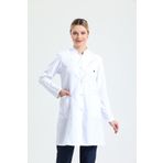 Ehil Önlük Uzun Boy Hakim Yaka Beyaz Doktor / Öğretmen Önlüğü