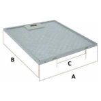Ehla Filtre 28.8X37.2 cm DEP90 Teka Uyumlu Davlumbaz Filtresi
