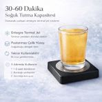 Ehlikeyf, Ice Ramp Bardak Soğutucu Altlık – Termojelli, Paslanmaz Çelik Yüzeyli, Donarak Soğutan - Siyah