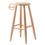Ehm Ahşap Mobilya Dekorasyon Clk Ahşap Yuvarlak Bar Tabure Sandalye 65 Cm