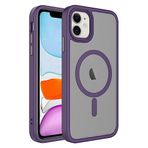 Ehr. iPhone 11 için Manyetik Kılıf [MagSafe ile Tam Uyumlu] [Askeri Sınıf Düşme Koruması] Yarı Saydam Arkası Mat Darbeye Karşı Dayanıklı Silikon Kamera Korumalı Telefon Kılıfı