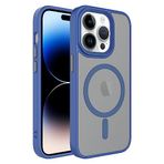 Ehr. iPhone 13 Pro Max için Manyetik Kılıf [MagSafe ile Tam Uyumlu] [Askeri Sınıf Düşme Koruması] Yarı Saydam Arkası Mat Darbeye Karşı Dayanıklı Silikon Kamera Korumalı Telefon Kılıfı