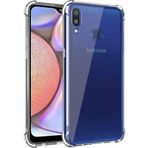 Ehr. Samsung Galaxy A10S Uyumlu Darbe Önleyici Sararmaya Dayanıklı Airbag Korumalı Ultra Slim TPU Şeffaf Silikon Kılıf (Şeffaf, Samsung Galaxy A10S)