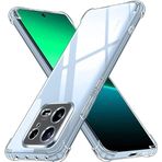 Ehr. Xiaomi Mi 13 Uyumlu Darbe Önleyici Sararmaya Dayanıklı Airbag Korumalı Ultra Slim TPU Şeffaf Silikon Kılıf (Şeffaf, Xiaomi Mi 13)