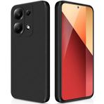 Ehr. Xiaomi Redmi Note 13 Pro 4G ile Uyumlu Lansman Kılıf, İçi Kadife Silikon, Kamera Çıkıntılı Koruyucu, Leke Tutmaz ve Darbe Emici Şık Kapak (Siyah, Xiaomi Redmi Note 13 Pro 4G / Poco M6 Pro)