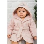 EIFIN Kapşonlu Bambu Çocuk Bornoz Çok Yumuşak - Pembe - 2 - 4 Yaş