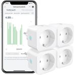 Eıghtree Wi-Fi Akıllı Priz 4'lü Paket , Alexa, Google Home ve Smartthings Uyumlu - 4 Adet