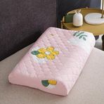 EILJSF 2 adet 30 x 50/40 x 60 cm büyük çiçek baskılı köpük yastık kılıfı, yumuşak lateks uyku yastığı kılıfı, ev nevresim takımı için, konforlu