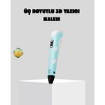 Eilo Luxe 3D Kalem Ergonomik ve 1.75 mm Filament Destekli Fdm Yazıcı Kalemi - AA002C-67U591 - Çok Renkli