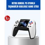 Eilo Luxe 520 Oyunlu Taşınabilir Retro Oyun Konsolu | P5 Gamepad - AA002C-67VQN7