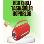 Eilo Luxe Rgb LED Işıklı 20W Taşınabilir Bluetooth Hoparlör Ipx6 Suya Dayanıklı - AA002C-67WKD2 - Çok Renkli