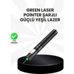Eilo Luxe Yüksek Güçlü Yeşil Lazer Pointer 5000MW Şarjlı - AA002C-68BNQ8 - Çok Renkli