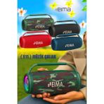 Eima E11 Rgb Taşınabilir Bluetooth Hoparlör - Mavi