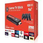 Eima Oyunlu Atari Game Box Android Tv Stick 8k Hdr – 2 Kollu – Retro Oyun Konsolu - Çok Renkli