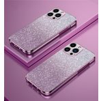 Einaily iPhone 15 Pro için parıltılı kılıf, iPhone 15 Pro için mücevher parıltılı cep telefonu kılıfı, silikon kılıf, darbeye dayanıklı, çizilmeye karşı dayanıklı koruyucu kılıf, TPU tampon kaplama,