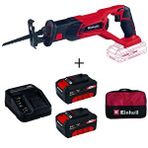 Einhell 2x4 Ah Starter Kit + Bez Çanta + TE-AP 18'li Akülü Kılıç Testere