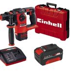 Einhell 4.0 Ah Tek Akü Şarj Aleti + Herocco Şarjlı Kırıcı Delici Hilti