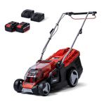 Einhell Akülü Çim Biçme Makinesi GE-CM 36/36 Li Kit Power X-Change (36 V, 36 cm kesme genişliği, kömürsüz, 40L hazne, 25-75 mm kesme yüksekliği, 2x 4,0 Ah akü + 2x şarj cihazı dahildir) - 3413230