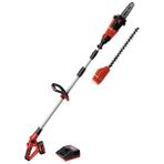Einhell Akülü Çok Fonksiyonlu Budama GE-HC 18 Li T Kit (18V, 3Ah, 2'si 1 arada çit budama makinesi ve motorlu testere, Oregon kılavuz, akü ve şarj cihazı dahildir) - 3410805
