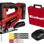 Einhell Akülü Dekupaj Testere TC-JS 18 Li (1x2,5 Ah) Power X-Change (Li-Ion, 18 V, Sarkaç Fonksiyonu, Toz emiş Adaptörü, 1x 2,5 Ah Akü, Şarj Cihazı ve Çanta Dahil) - 4321228