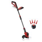 Einhell akülü kenar kesme makinesi GE-CT 18/25-1 Li-Solo Power X-Change (18 V, 25 cm kesim genişliği, dönebilen/eğilebilen motor başlığı, 20 plastik bıçak, 1 misina makarası dahil, pil dahil değildir)