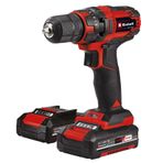 Einhell Akülü Vidalama TC-CD 18/35 Li Kit Power X-Change (18 V, hız kontrolü, LED aydınlatma, yumuşak tutuş, 2 adet 2,0 Ah akü, şarj cihazı, aksesuar seti ve çanta dahil) - 4513957