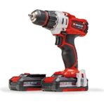 Einhell Akülü Vidalama TE-CD 18/2 Li (2x 2,0 Ah) Power X-Change (18 V, 44 Nm, 10 mm hızlı açılan mandren, 20 tork kademesi, 2 x 2.0 Ah akü ve şarj cihazı dahil) - 4514231