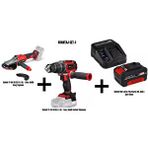 Einhell Avantaj Set-1 (einhell Tp-ag 18/125 F Li Bl Akülü Avuç Taşlama+einhell Tp-cd 18/60 Li-i Bl Akülü Darbeli Vidalama+einhell 18v 4,0 Ah Pxc Starter Kit, Akü ve Şarj Cihazı