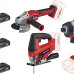 Einhell Axxio 18/115 Q Avuç Taşlama Tc-Js 18 Li Dekupaj Te-Cı 18 Bl Vidalama 3x2.5ah Akülü Set