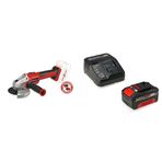 Einhell AXXIO 18/125 Q - Solo, Akülü Avuç Taşlama ve Einhell 18V 4,0 Ah PXC Starter Kit (Başlangıç Seti)