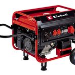 Einhell Benzinli jeneratör (benzinli) TC-PG 65/E5 (sürekli güç 3,2 kW 230 V ve 3,6 kW ila 400 V, 13 A - 230 V nominal akım, Super E5 benzin için 25 l tank)