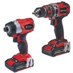 Einhell Darbeli Akülü Vidalama TP-CD 18/50 Li-i BL + Akülü Darbeli Vidalama TP-CI 18 Li BL Power X-Change (Li-Ion, 2x 18 V, Kömürsüz motorlar, 2 adet 2.0 Ah akü, şarj cihazı ve çanta dahil) - 4514209