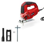 Einhell Dekupaj Testere TC-JS 85 (620 W, 20 mm kesme yüksekliği, ahşapta 85 mm, çelikte 8 mm kesim derinliği, maksimum 3000 d/d, toz üfleme fonksiyonu, paralel durdurucu) - 4321140