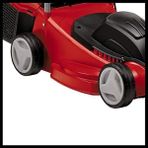 Einhell Elektrikli Çim Biçme Makinesi GC-EM 1232 (1.200 W, 300 m²'ye kadar çimler için önerilir, 3 kademe tekerlek yükseklik ayarı, katlanabilir sap, 30 L çim toplama kutusu) - 3400257