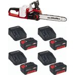 Einhell GE-LC 36/35 Lİ 4x4.0 AH Akü ve 4 Adet Şarj Üniteli Zincirli Testere
