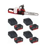 Einhell GE-LC 36/35 Lİ 4x4.0 AH Akü ve 4 Adet Şarj Üniteli Zincirli Testere