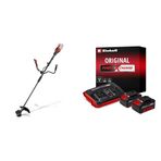 Einhell GP-BC 36/430 Li BL-Solo, Akülü Çalı Tırpanı + Einhell 18V 2 x 4,0 Ah PXC Twincharger Kit, Akü & Şarj Cihazı